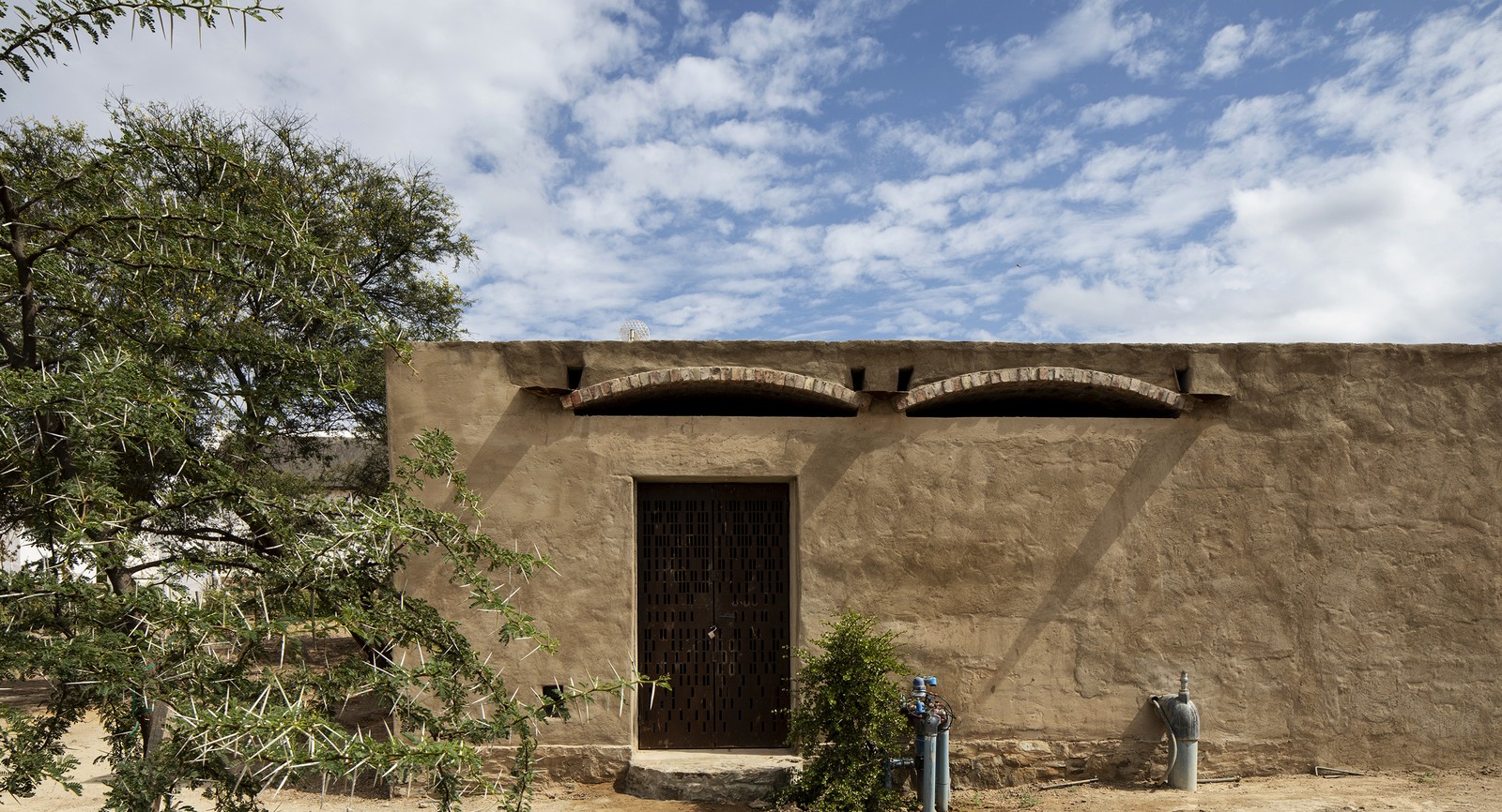 Pump room — completed exterior